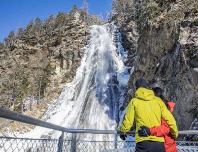 Stuibenfall Plattform Winter