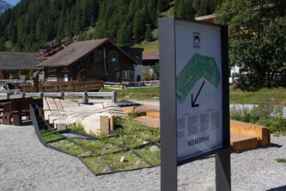 Infopoint Niederthai 1 - © Naturpark Ötztal