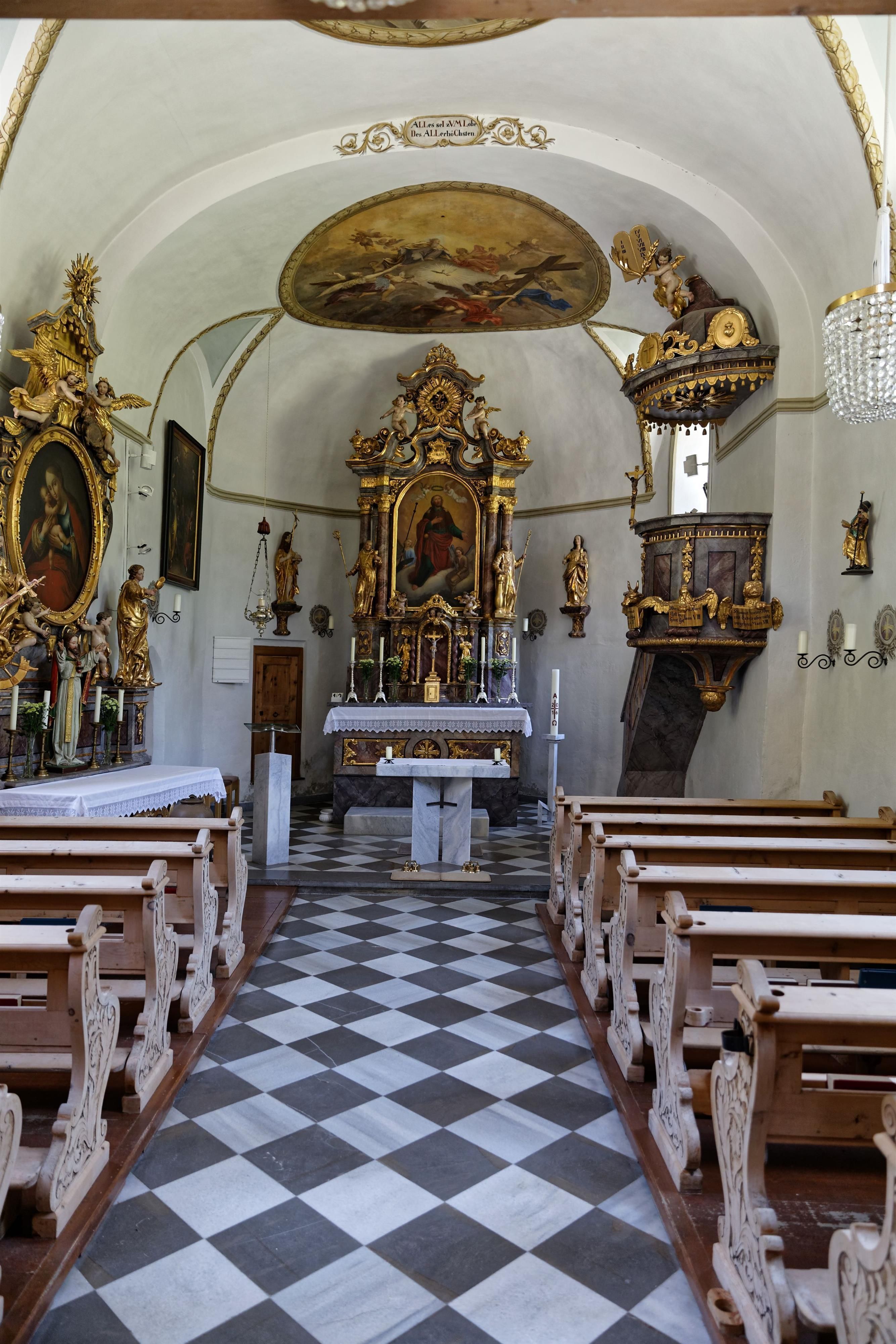 Kirche Vent von innen