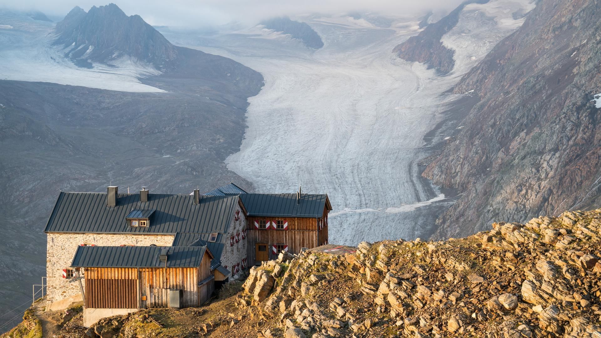 Ramolhaus mit Gurgler Gletscher