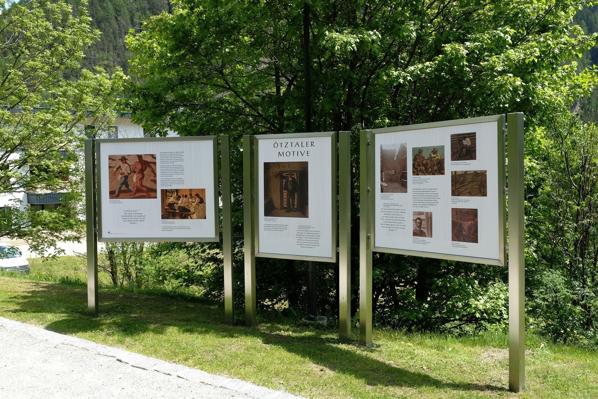 Albin-Egger-Lienz Themenweg - &copy; unbekannt, Ötztal Tourismus, C Copyright - alle Rechte vorbehalten