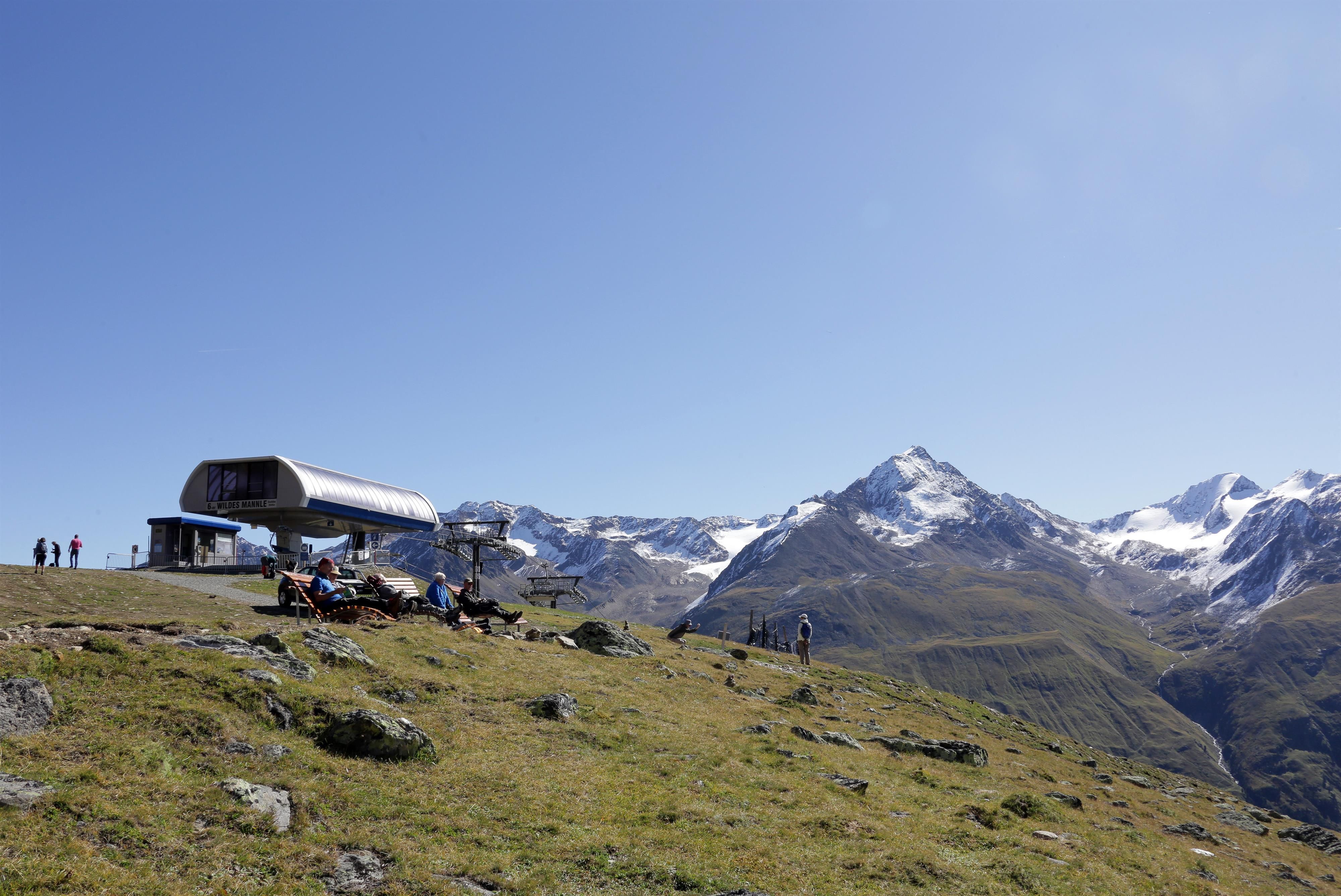 Plattform Wildes Mannle Bergstation