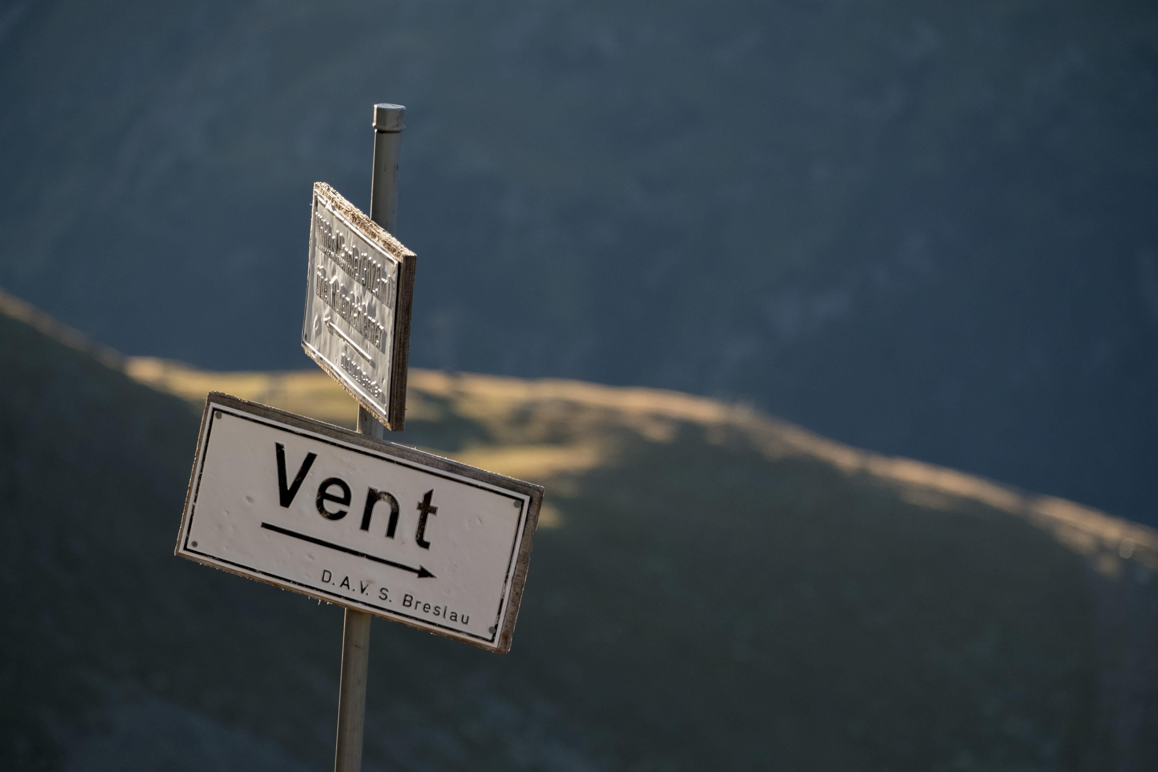 Vent Wegweiser Ötztal Tourismus