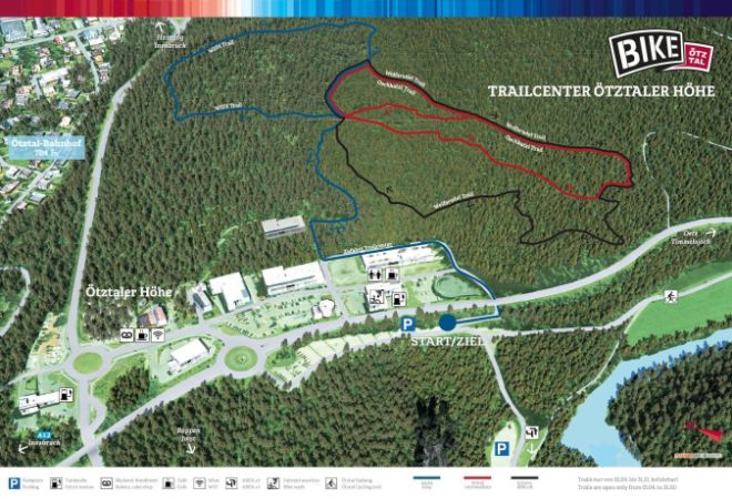 Übersicht Trailcenter Ötztaler Höhe Übersicht Trailcenter Ötztaler Höhe
