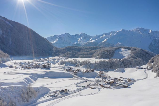 Niederthai Ortsaufnahme Winter