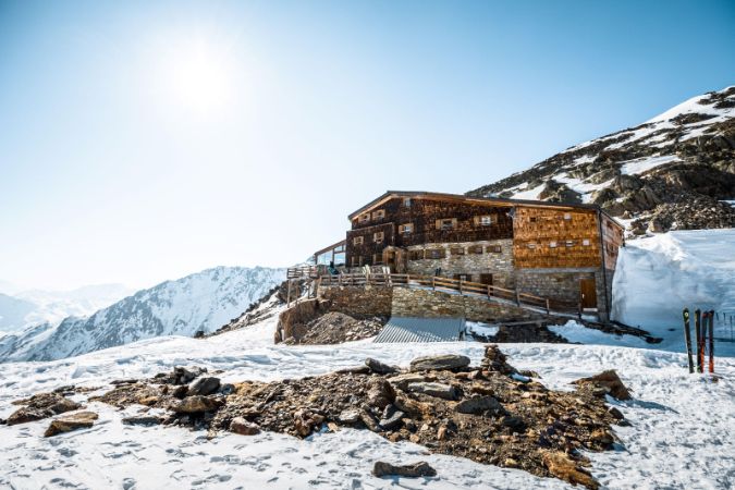 Similaunhütte im Winter Similaunhütte im Winter