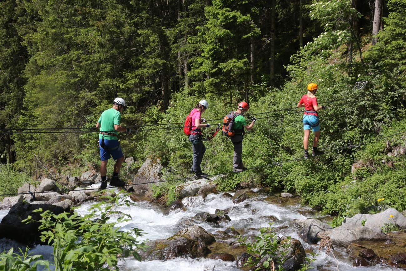 Umhausen Sommer Klettern Stuibenfall