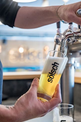 Visit to the Sölsch brewery in Sölden