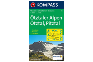 Ötztaler Hiking Book Map Ötztal