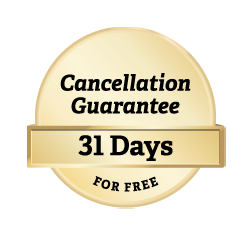 31-day cancellation guarantee