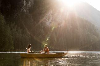 Lake Piburger See Ötz Boat