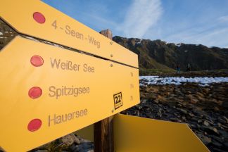 Bergtouren Österreich Klassifizierung Routen Wegweiser