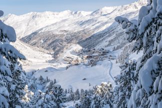 Ötztal, Gurgl, Winter, Village