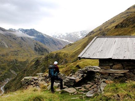 Natur, Hütte, Mensch