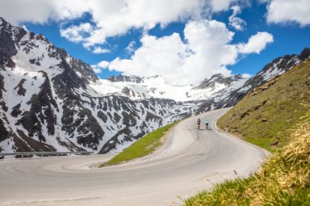 Gletscherstraße Sölden Panorama Landschaft Sommer