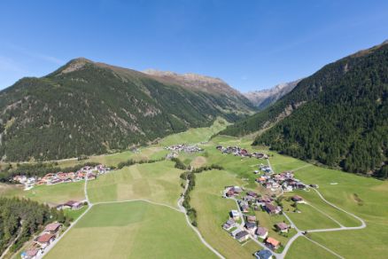Umhausen Niederthai Sommer Landschaft Ötztal