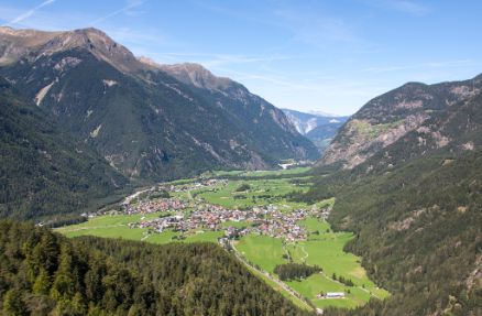 Umhausen Landschaft Panorama Sommer Ötztal