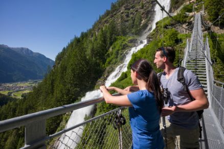 Stuibenfall Umhausen Wandern Panorama Ötztal