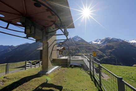 Vent double chair lift Wilfspitzlift