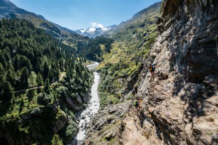 Climbing, Via ferrata Zirbenwald, Summer