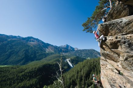 Klettern Längenfeld Nösslach Ötztal Landschaft