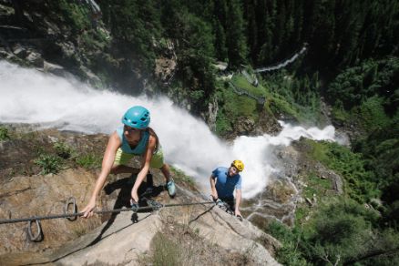 Stuibenfall Umhausen Klettern Landschaft Ötztal
