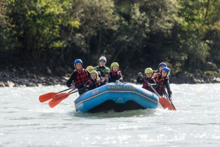 Rafting Ötz Ötztal Children Summer