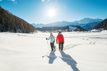 Niederthai snowshoe hiking