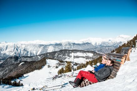 Skifahren Hochoetz Landschaft Panorama
