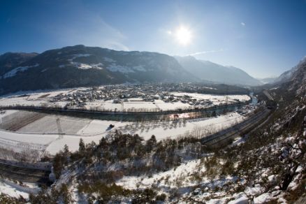 Haiming Winter Landschaft Panorama