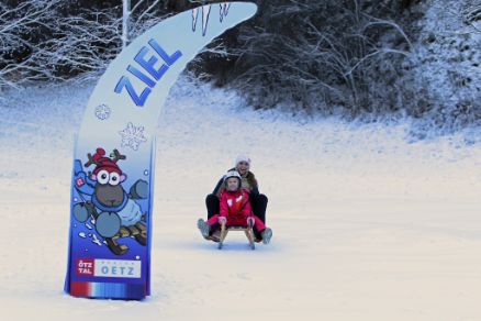 Lake Piburger See Tobogganing Ötz