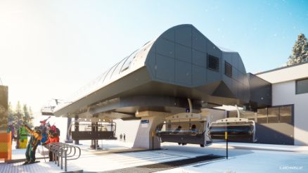 6-seater Kühtaile mountain lift