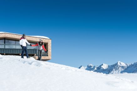 Winter hiking Obergurgl Hochgurgl Schönwieshütte