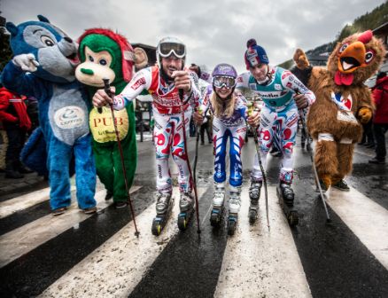 Fanclub Parade Sölden Skiweltcup