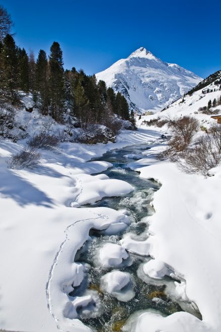 Winter Vent Tobogganing Landscape
