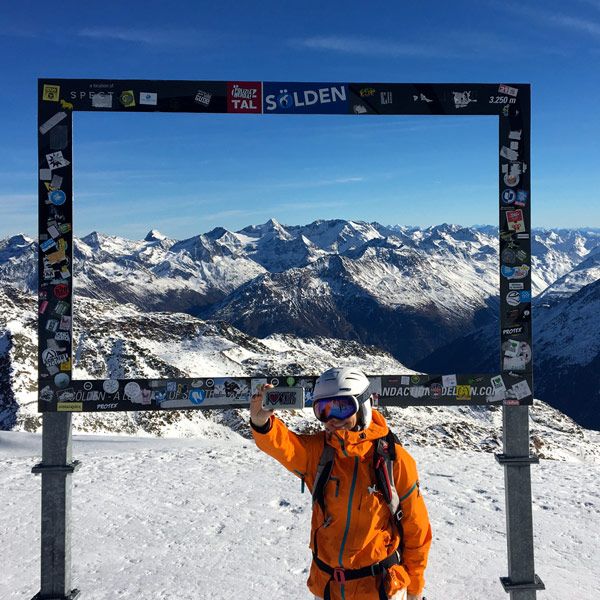 Das erste Selfie der BIG 3 Rallye an der Schwarzen Schneid.