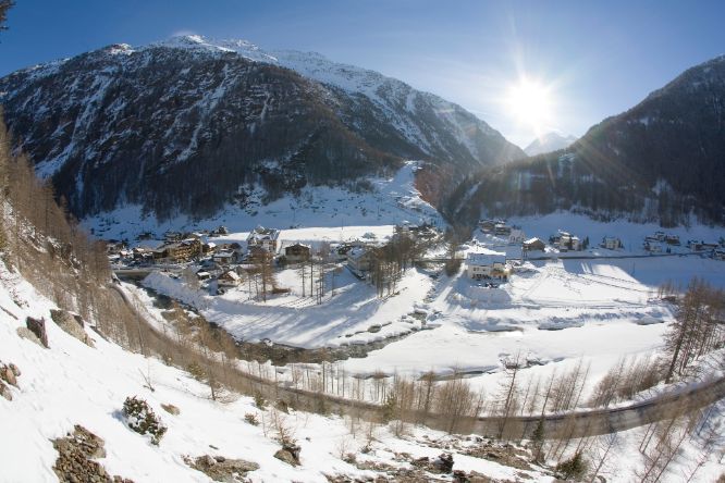 Zwieselstein Winter Sölden Panorama