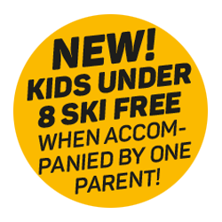 Kids under 8 ski free